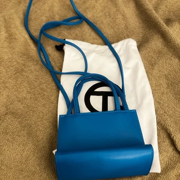 Telfar Cyan Small Bag - Picture 2 of 2